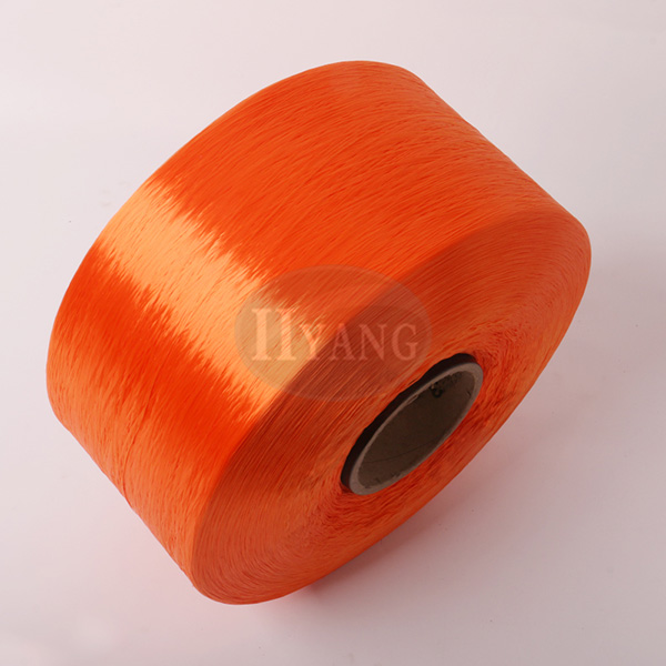 Orange polypropylene high strength yarn